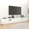 vidaXL TV Cabinet White Engineered wood 102.4 in x 13.8 in x 15.7 in