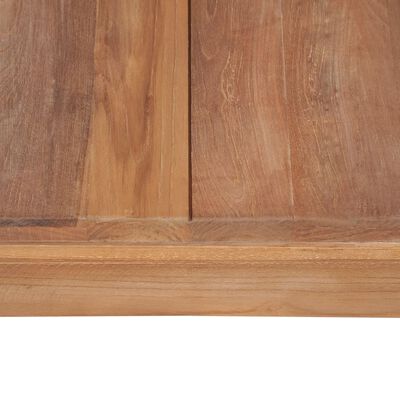 vidaXL Coffee Table Solid Teak Wood with Natural Finish 43.3"x23.6"x15.7"