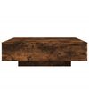 vidaXL Coffee Table Smoked Oak Engineered wood 39.4 x 39.4 x 12.2 in