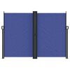 vidaXL Adjustable Retractable Side Awning Blue