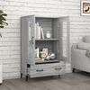 vidaXL Highboard Grey Sonoma Engineered wood Large Highboard