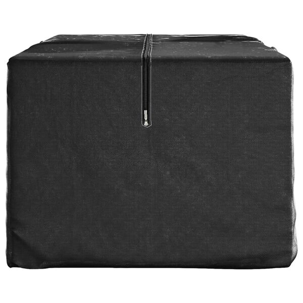 vidaXL Christmas Tree Storage Bag Black Polyethylene