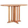 vidaXL Outdoor Dining Set Natural Teak Solid Teak Wood 5 Piece Set