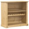 vidaXL Wine Cabinet "Corona" 42.3x20.1x41.5" Solid Wood Pine