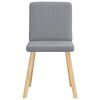 vidaXL Dining Chair Set of 2 Light Grey