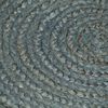 vidaXL Area Rug Olive Green 100% Jute 82.7 in diameter Durable