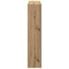 vidaXL Fireplace Surround Artisan Oak 31.9x7.1x32.3" Engineered Wood