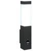 vidaXL Outdoor Wall Light Black 10.5 x 6 x 33 cm