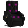 vidaXL Stand Up Massage Recliner Chair Black