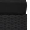 vidaXL Garden Sofa Black
