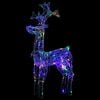 vidaXL Reindeer Christmas Decoration Set of 3 Multicolor Acrylic
