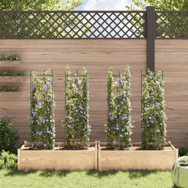 vidaXL Tomato Cage Set of 4 Green