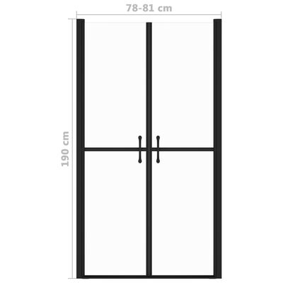 vidaXL Shower Door Clear ESG (30.7"-31.9")x74.8"