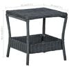 vidaXL Garden Lounge Set Dark Grey, Black