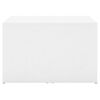 vidaXL Nesting Coffee Table Set White Engineered Wood Small to Medium