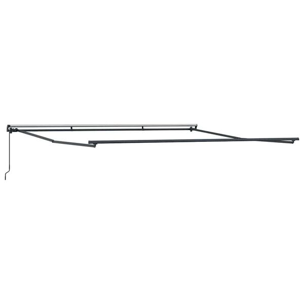 vidaXL Awning Manual Anthracite 157.48" x 137.80" Metal