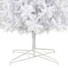 vidaXL Christmas Tree White PVC, Steel Extra Large Height-Adjustable
