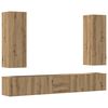 vidaXL TV Cabinet Set Set of 5 Artisan Oak Engineered wood