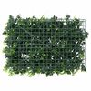 vidaXL Artificial Leaf Fence Set of 24 Green Polyethylene 15.7 x 23.6 in