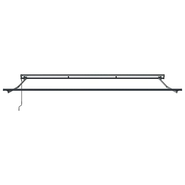 vidaXL Awning Frame Retractable Anthracite 177.17" x 118.11