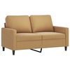 vidaXL Sofa Set Brown Velvet (100% polyester), metal, textilene, plywood