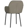 vidaXL Dining Chair Set of 2 Light Grey