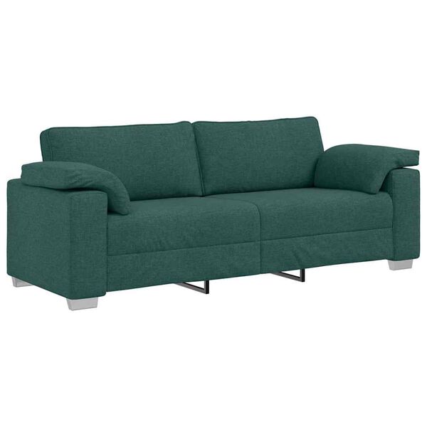 vidaXL Sofa Dark Green 86.22 x 30.31 x 32.28 in Fabric