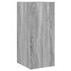 vidaXL TV Wall Cabinet Grey Sonoma Engineered wood 12.0 x 13.8 x 27.6 in