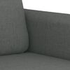 vidaXL Sofa Set Dark Grey Fabric (100% polyester), metal, textilene, plywood