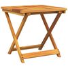 vidaXL Garden Table Brown Solid Acacia wood Small Foldable