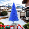 vidaXL Artificial Christmas Tree Blue PVC Artificial Christmas Tree