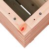 vidaXL Garden Planter Natural wood Solid Douglas Fir wood Medium