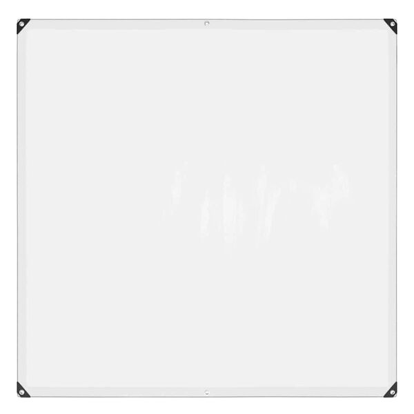 vidaXL Clear Tarpaulin with Eyelets 6.6x6.6' Polyethylene