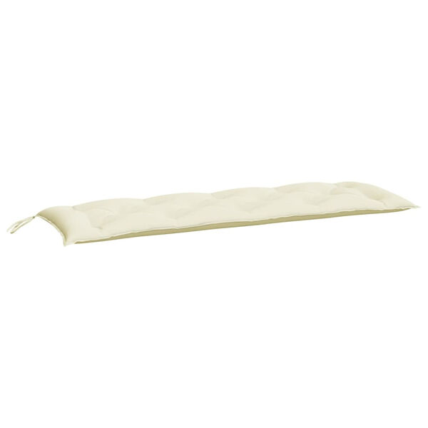 vidaXL Garden Bench Cushion Cream White Oxford Fabric (100% Polyester)
