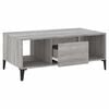 vidaXL Coffee Table Grey sonoma Engineered wood, Metal Medium