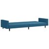 vidaXL Sofa Set Blue Velvet, wood, foam Medium