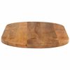 vidaXL Table Top Oak Solid mango wood Medium Sturdy Table Top Oval