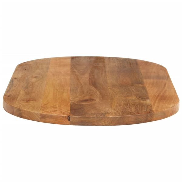 vidaXL Table Top Oak Solid mango wood Medium Sturdy Table Top Oval
