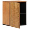 vidaXL Bathroom Wall Cabinet Honey Brown Solid Mango Wood, Engineered Wood