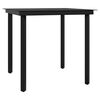 vidaXL Garden Dining Set Black