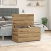 vidaXL Storage Chest Artisan Oak 33.1x16.5x18.1" Engineered Wood