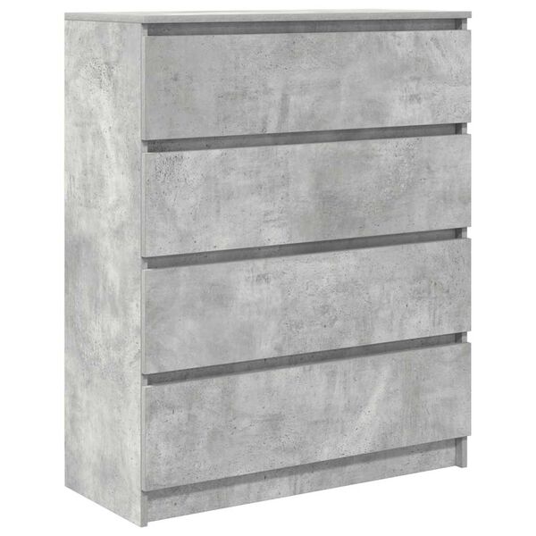 vidaXL Sideboard Concrete Grey Engineered Wood Standard Sideboard
