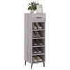 vidaXL Shoe Cabinet Grey Sonoma Engineered wood Medium Shoe Cabinet