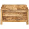 vidaXL Coffee Table Natural Solid mango wood 31.5x21.7x11.8 in