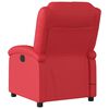 vidaXL Massage Recliner Chair Red Faux Leather Standard
