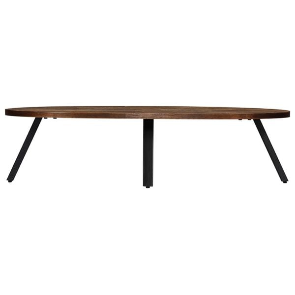 vidaXL Coffee Table Natural Wood Reclaimed Teak Wood 47.2 x 23.6 x 11.8 in