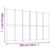 vidaXL 6-Panel Room Divider Anthracite 118.1"x78.7" Fabric