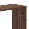 vidaXL Bookcase Brown oak Engineered wood Large Bookcase Rectangular