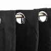 vidaXL Linen-Look Blackout Curtain with Gromments Anthracite 290x96.5 "