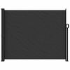 vidaXL Retractable Side Awning Black